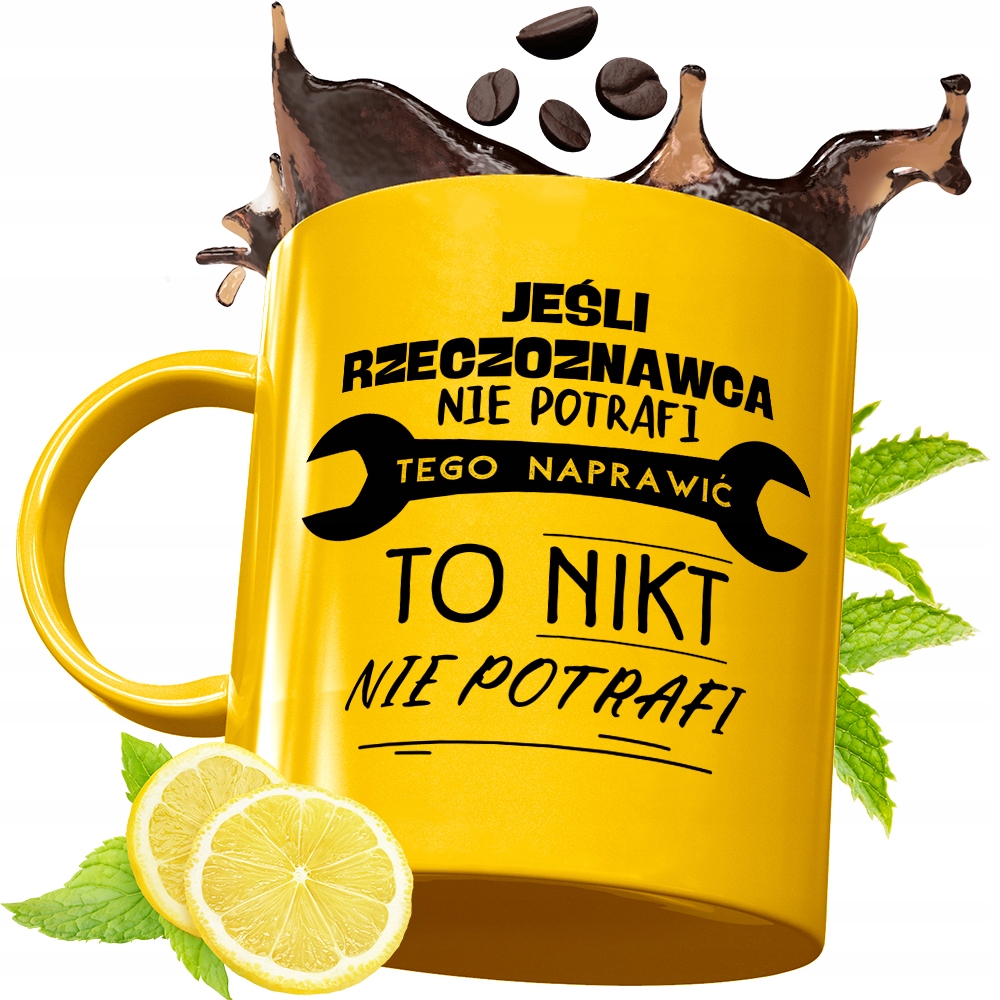 Złoty Kubek Premium Dla Rzeczoznawcy Prezent Z Nadrukiem Ze Zdjęciem