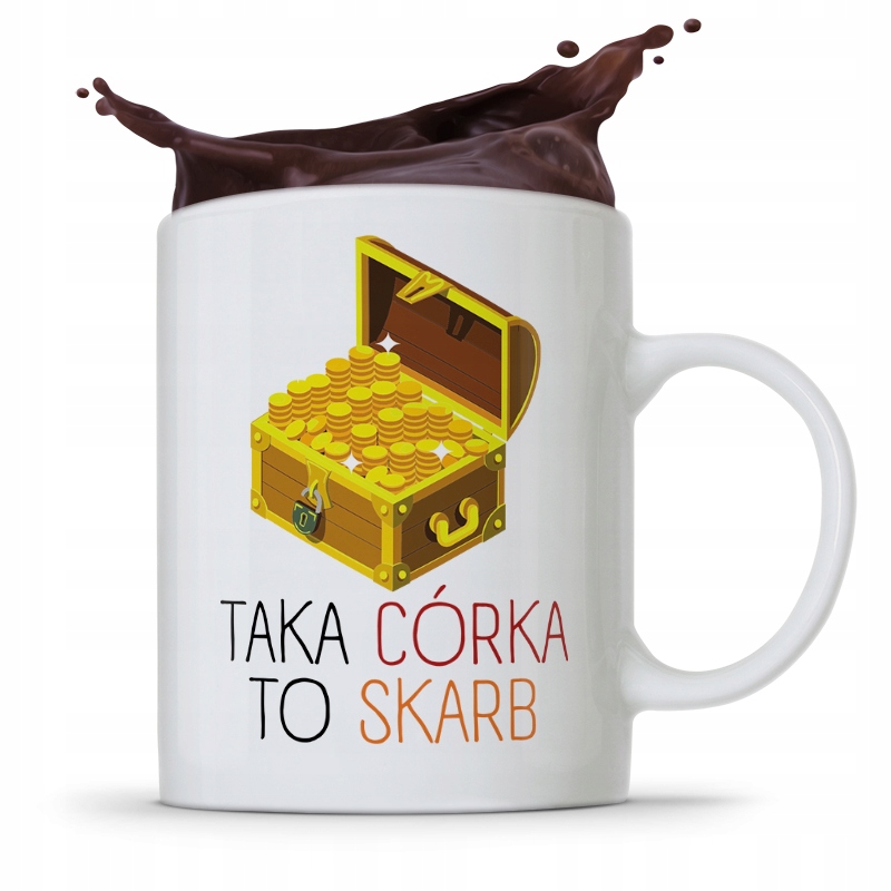 Kubek Prezent Dla Córki Taka Córka To Skarb Z Nadrukiem Ze Zdjęciem