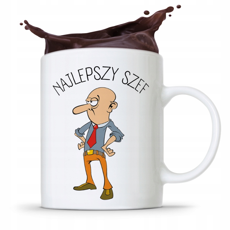 Kubek Prezent Dla Szefa Najlepszy Szef Z Nadrukiem Ze Zdjęciem