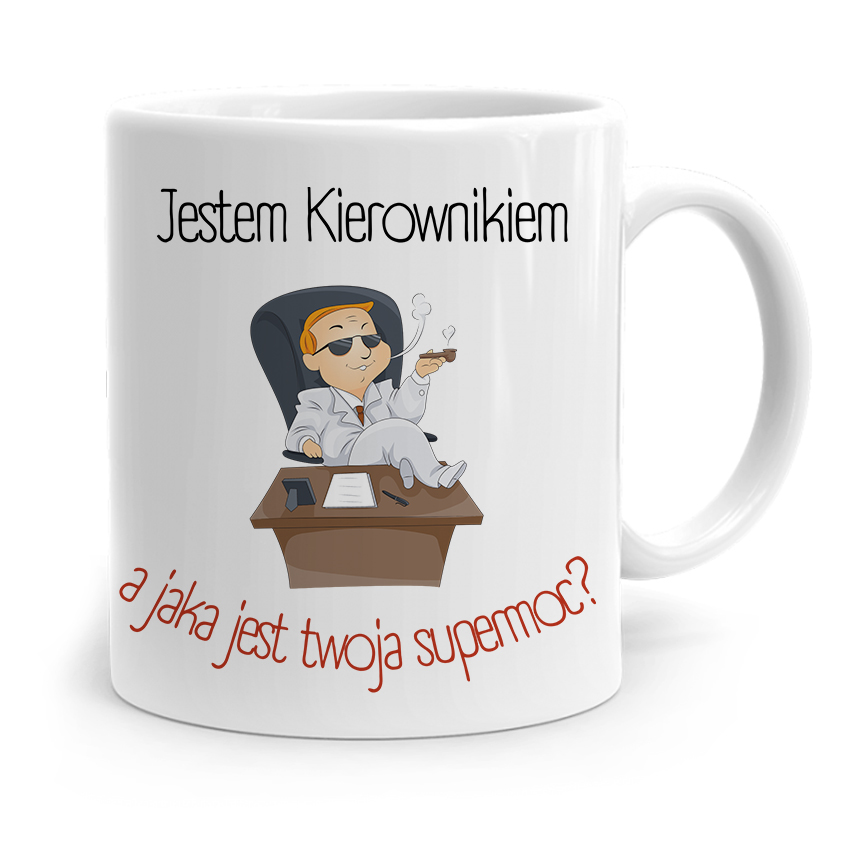 Kubek Prezent Dla Kierownika Jestem Kierownikiem Z Nadrukiem Ze Zdjęciem