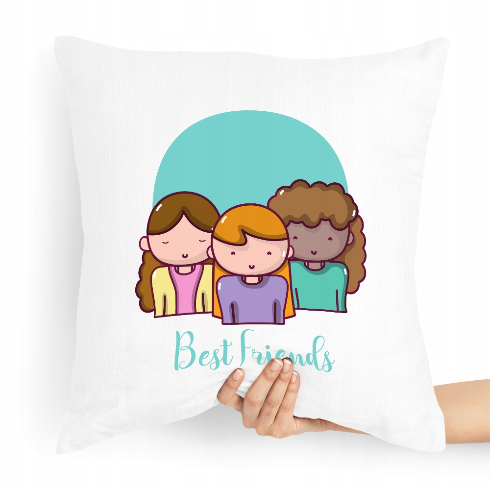 Poduszka Dla Przyjaciela Best Friends Prezent Z Nadrukiem Ze Zdjęciem
