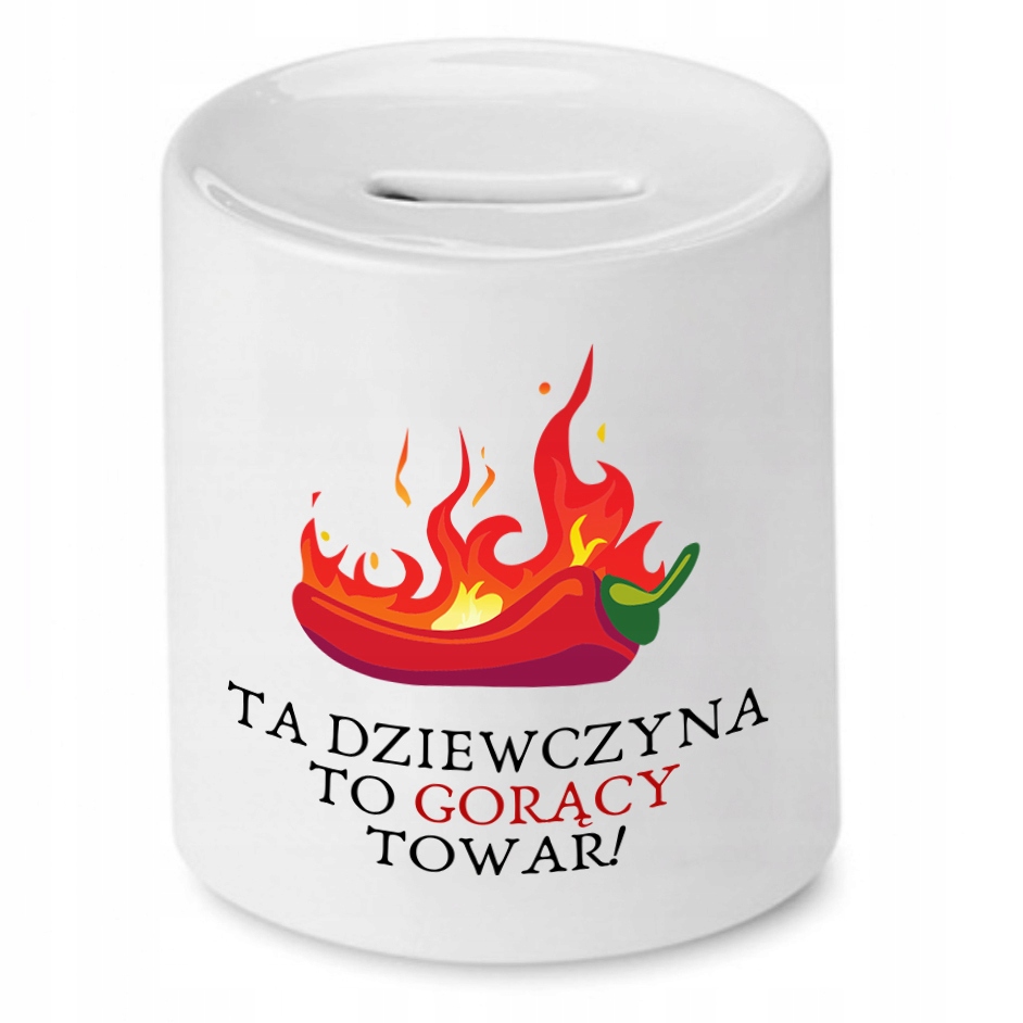 Skarbonka Dla Dziewczyny To Gorący Towar Prezent Z Nadrukiem Ze Zdjęciem