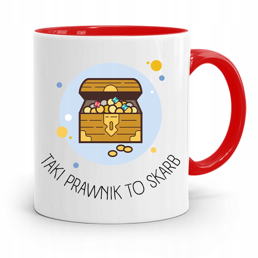 Kubek Czerwony Prawnika Taki Prawnik To Skarb Z Nadrukiem Ze Zdjęciem