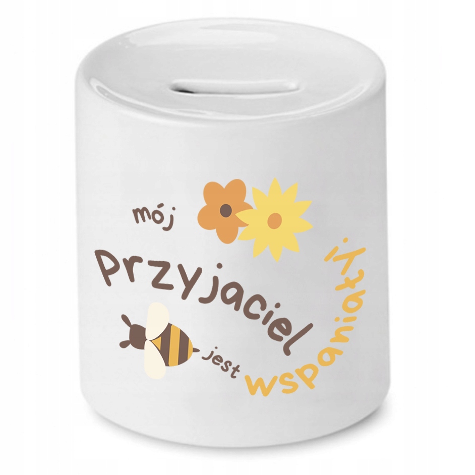 Skarbonka Dla Przyjaciela Jest Wspaniały Prezent Z Nadrukiem Ze Zdjęciem