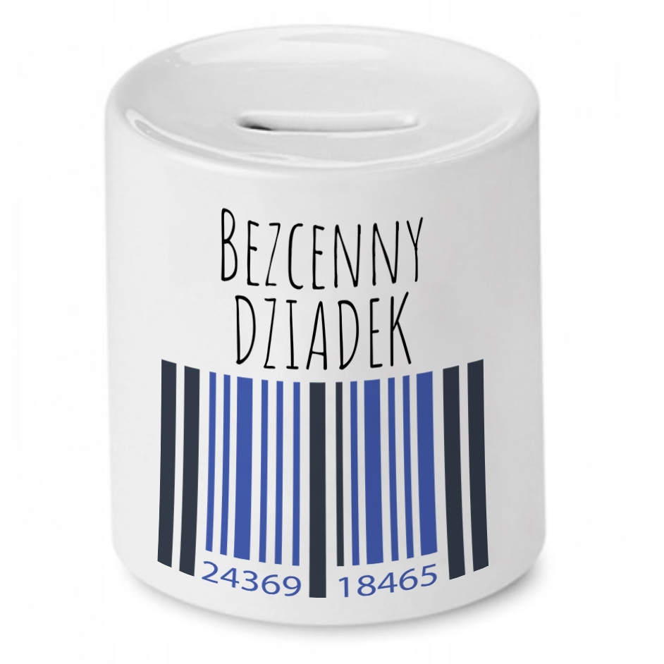 Skarbonka Dzień Dziadka Bezcenny Dziadek Prezent Z Nadrukiem Ze Zdjęciem