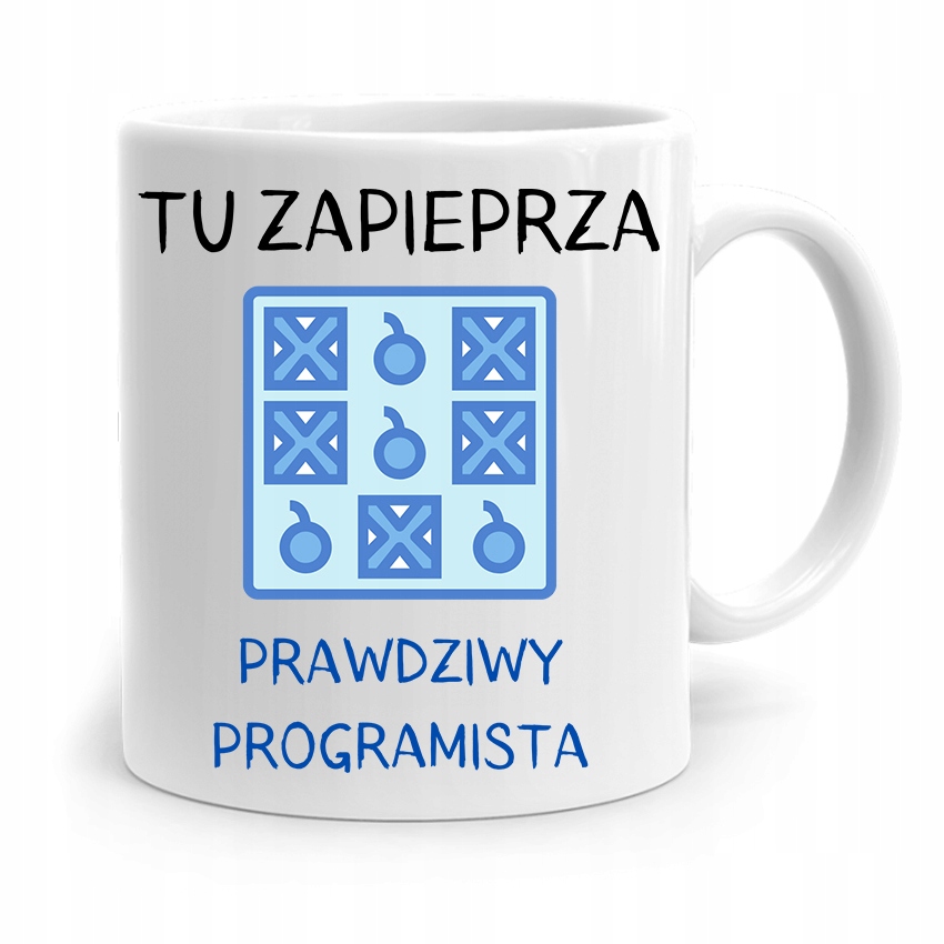 Kubek Prezent Informatyka Programisty Tu Zapieprza Z Nadrukiem Ze Zdjęciem