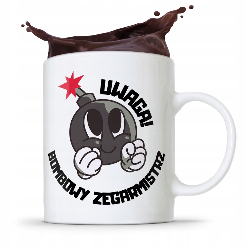 Kubek Prezent Zegarmistrza Bombowy Zegarmistrz Z Nadrukiem Ze Zdjęciem