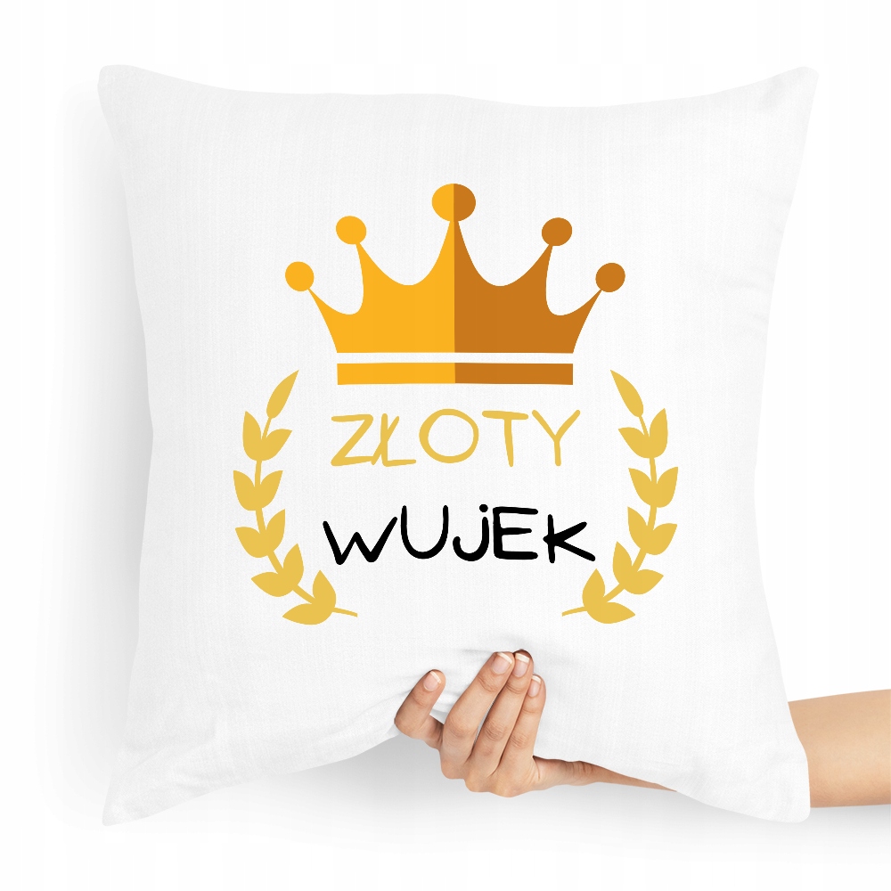 Poduszka Dla Wujka Złoty Wujek Prezent Z Nadrukiem Ze Zdjęciem Z Nadrukiem