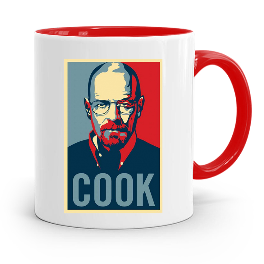 Kubek Czerwony Prezent Dla Kucharza Kucharki Cook Z Nadrukiem Ze Zdjęciem