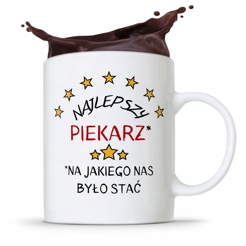 Kubek Prezent Dla Piekarza Najlepszy Piekarz Z Nadrukiem Ze Zdjęciem