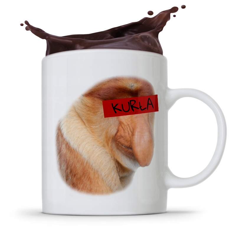 Kubek Prezent Śmieszny Janusz Nosacz Kurła Prezent Z Nadrukiem Ze Zdjęciem