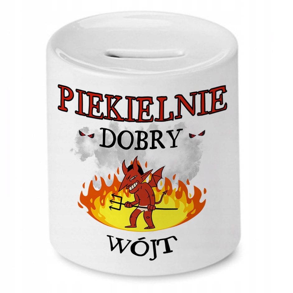 Skarbonka Dla Wójta Na Urodziny Na Prezent Z Nadrukiem Ze Zdjęciem