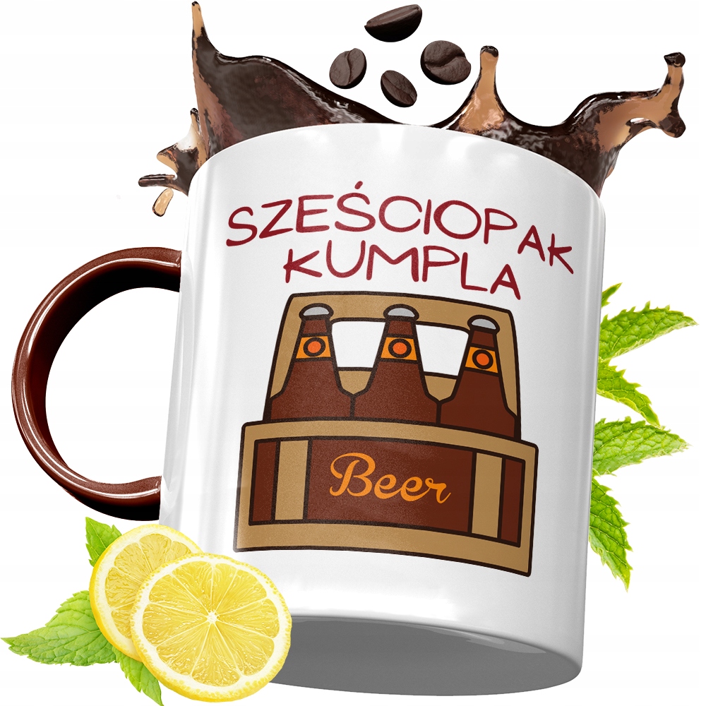 Kubek Bordowy Dla Przyjaciela Na Urodziny Prezent Z Nadrukiem Ze Zdjęciem