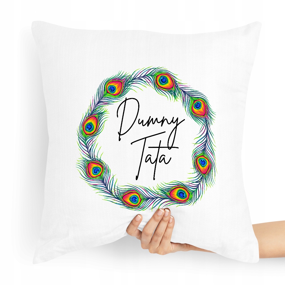 Poduszka Prezent Dla Taty Ojca Dumny Tata Z Nadrukiem Ze Zdjęciem