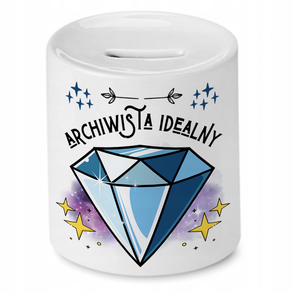 Dla Archiwisty Skarbonka Na Urodziny Na Prezent Z Nadrukiem Ze Zdjęciem