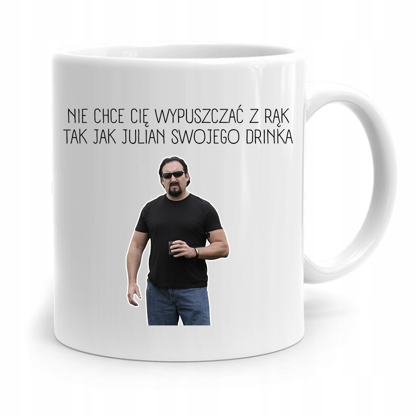 Kubek Dla Dziewczyny Nie Chcę Cię Wypuszczać Z Rąk Z Nadrukiem Ze Zdjęciem