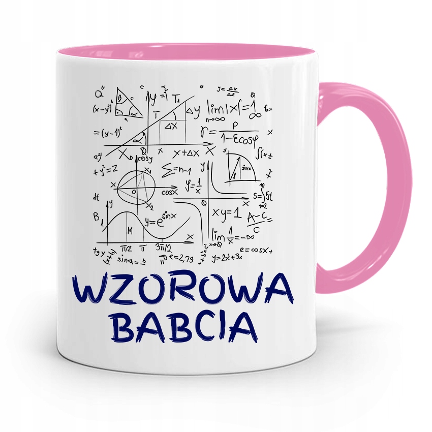 Kubek Różowy Dla Babci Wzorowa Babcia Z Nadrukiem Ze Zdjęciem