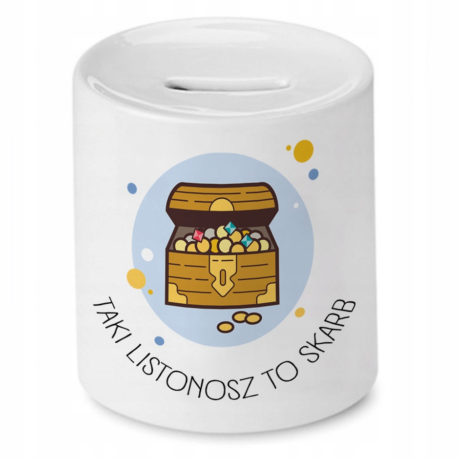 Skarbonka Dla Listonosza Taki Listonosz To Skarb Z Nadrukiem Ze Zdjęciem