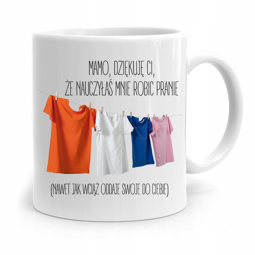 Kubek Prezent Urodzinowy Dla Mamy Mamo Dziękuję Ci Z Nadrukiem Ze Zdjęciem