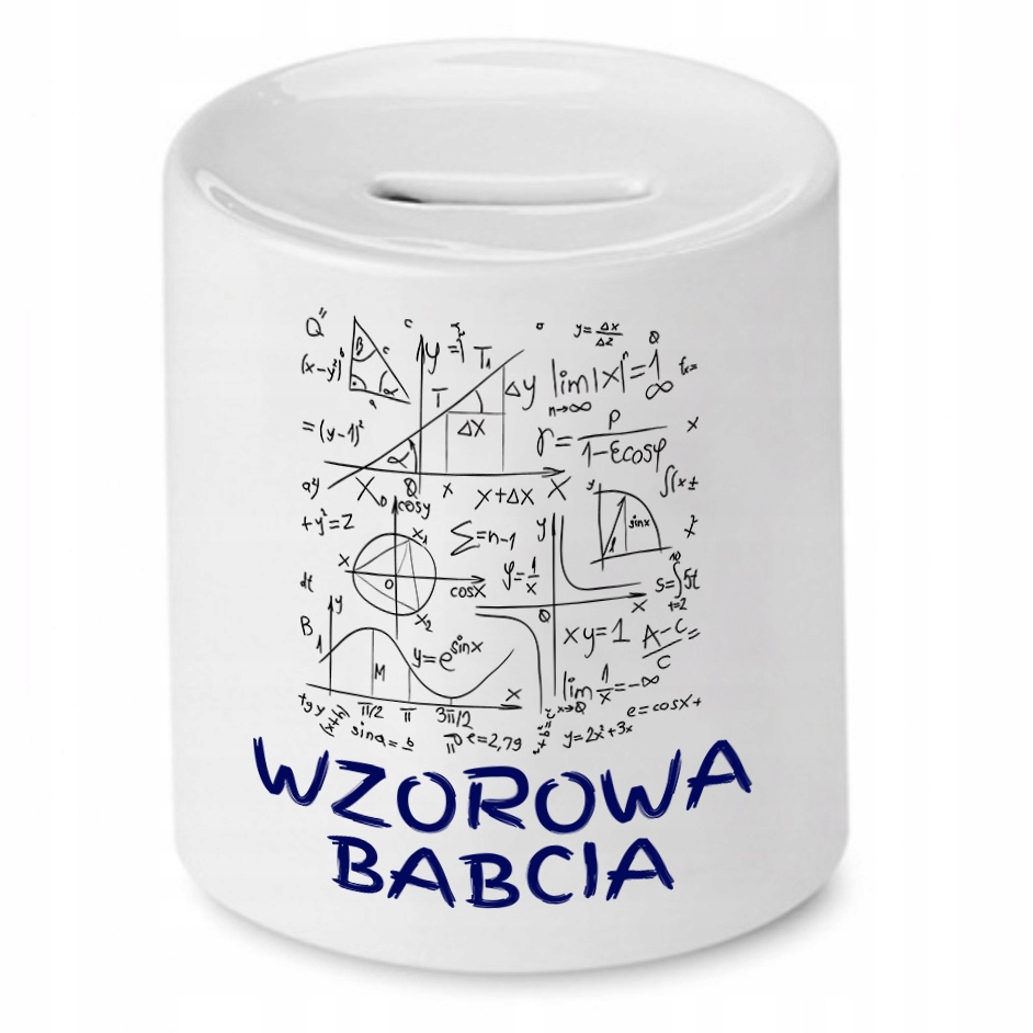 Skarbonka Dla Babci Wzorowa Babcia Prezent Z Nadrukiem Ze Zdjęciem
