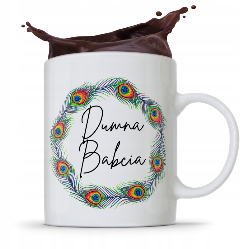 Kubek Dla Babci Na Imieniny Dumna Babcia Z Nadrukiem Ze Zdjęciem