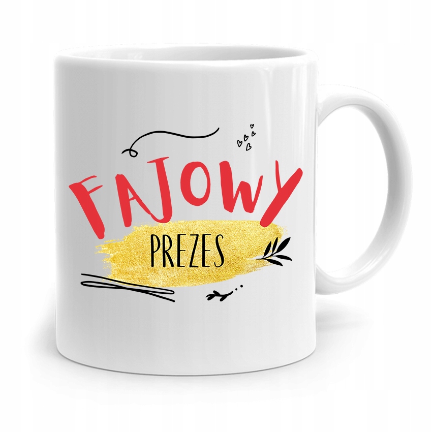 Dla Prezesa Viceprezesa Kubek Fajowy Prezes Z Nadrukiem Ze Zdjęciem