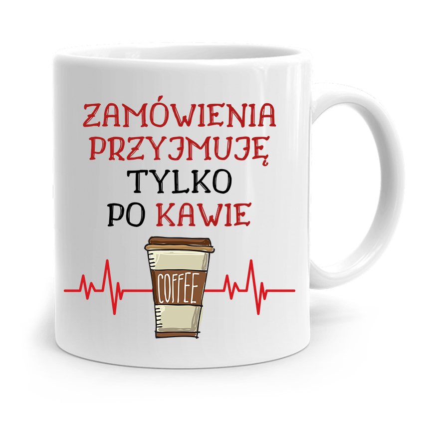 Dla Kelnera Kubek Na Prezent Zamówienia Po Kawie Z Nadrukiem Ze Zdjęciem