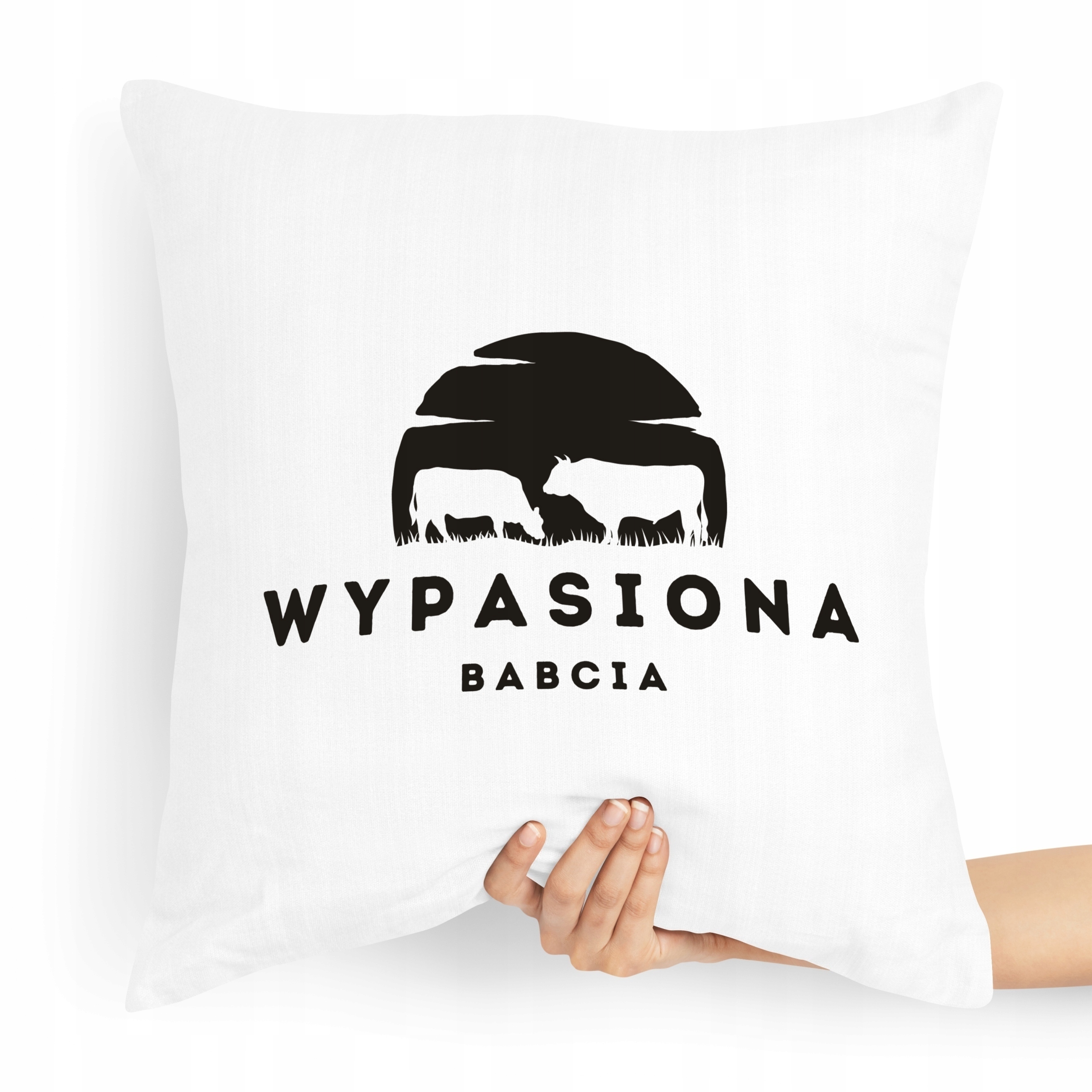 Poduszka Prezent Na Dzień Babci Wypasiona Babcia Z Nadrukiem Ze Zdjęciem