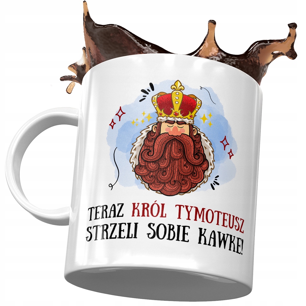 Kubek Dla Tymoteusza Kolegi Przyjaciela Prezent Z Nadrukiem Ze Zdjęciem