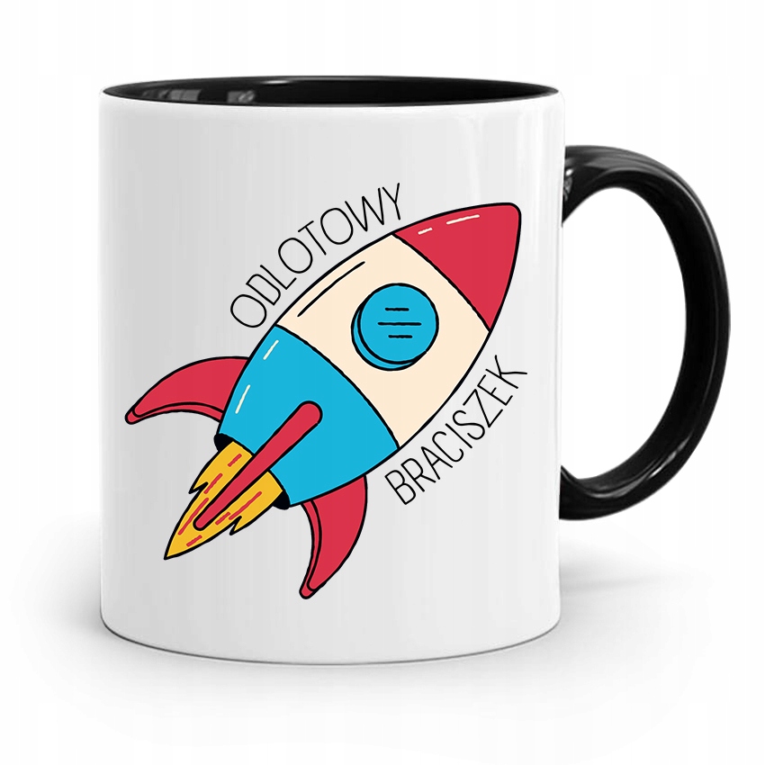 Kubek Czarny Prezent Dla Brata Odlotowy Brat Z Nadrukiem Ze Zdjęciem