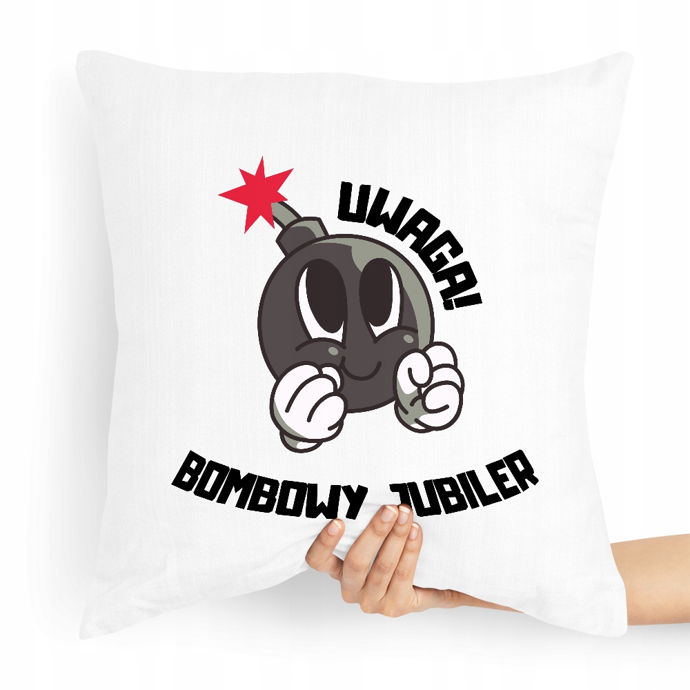 Prezent Poduszka Dla Jubilera Bombowy Jubiler Z Nadrukiem Ze Zdjęciem