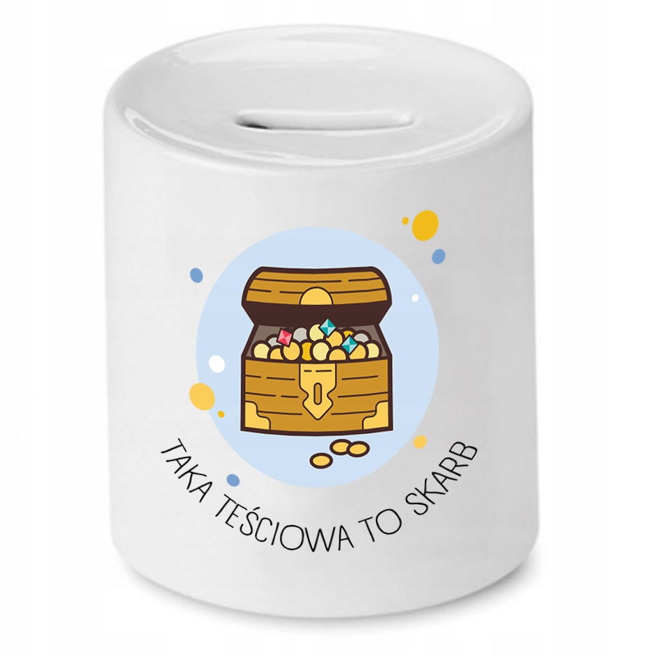 Skarbonka Dla Teściowej To Skarb Prezent Z Nadrukiem Ze Zdjęciem