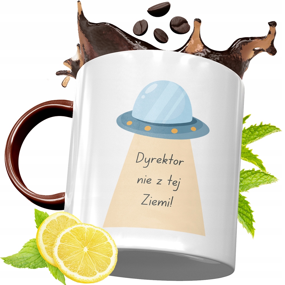 Kubek Bordowy Dla Dyrektora Na Urodziny Prezent Z Nadrukiem Ze Zdjęciem