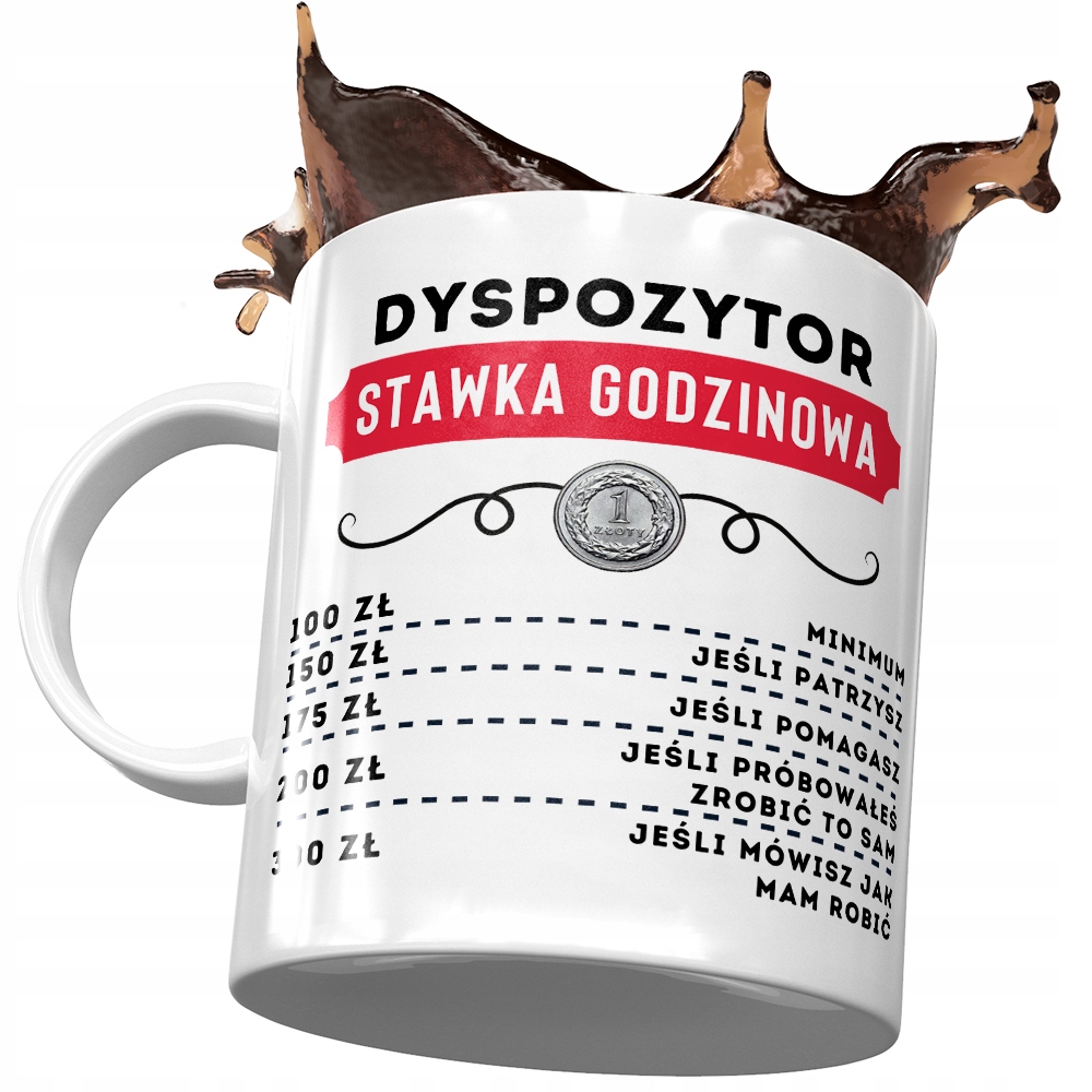 Dla Dyspozytora Kubek Na Urodziny Na Prezent Z Nadrukiem Ze Zdjęciem