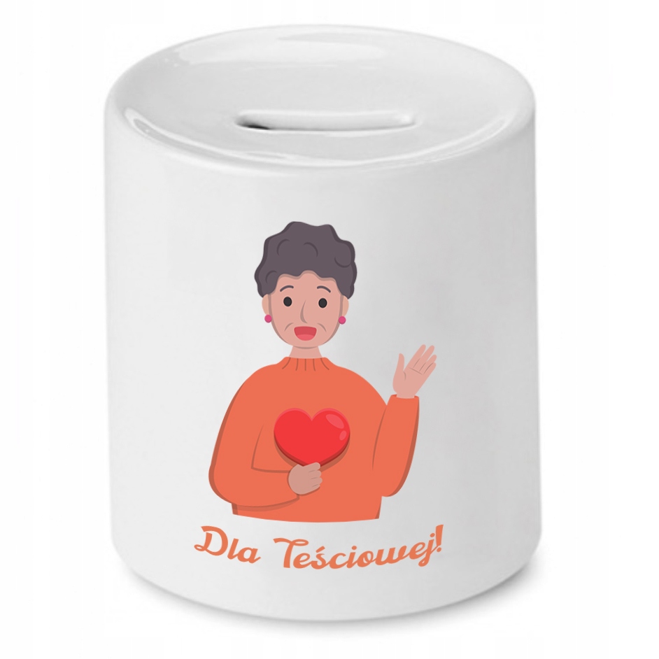 Skarbonka Dla Teściowej Dla Teściowej Prezent Z Nadrukiem Ze Zdjęciem