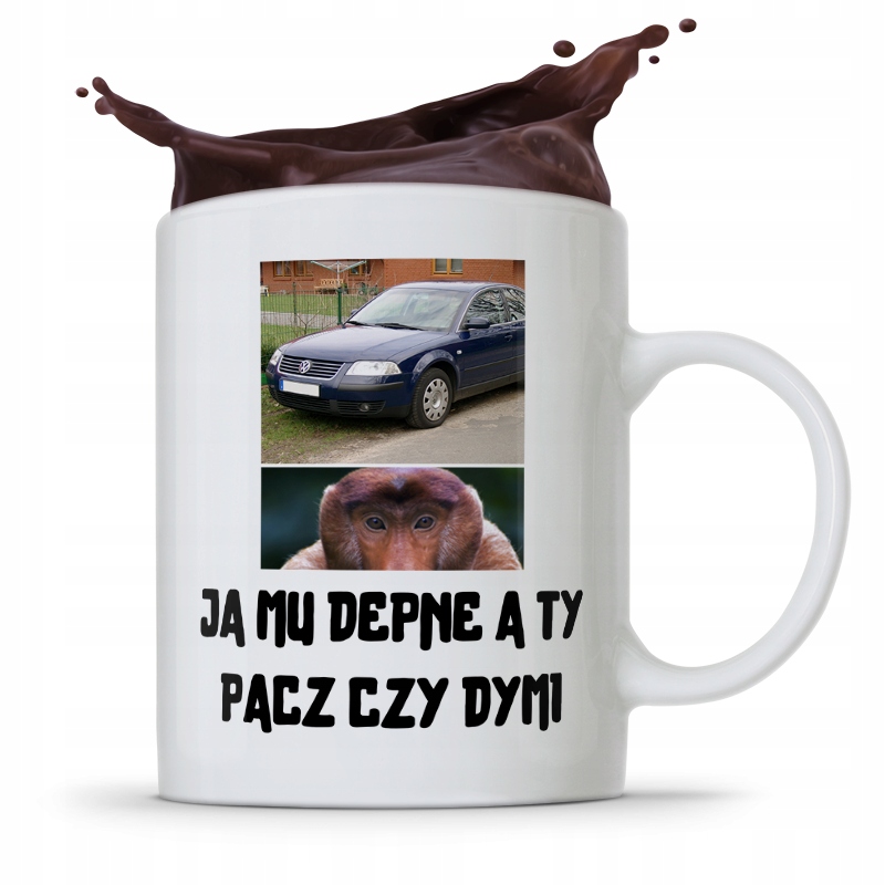 Kubek Śmieszny Janusz Nosacz Ja Mu Depne Prezent Z Nadrukiem Ze Zdjęciem