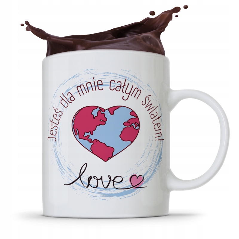 Kubek Prezent Na Walentynki Love Z Nadrukiem Ze Zdjęciem