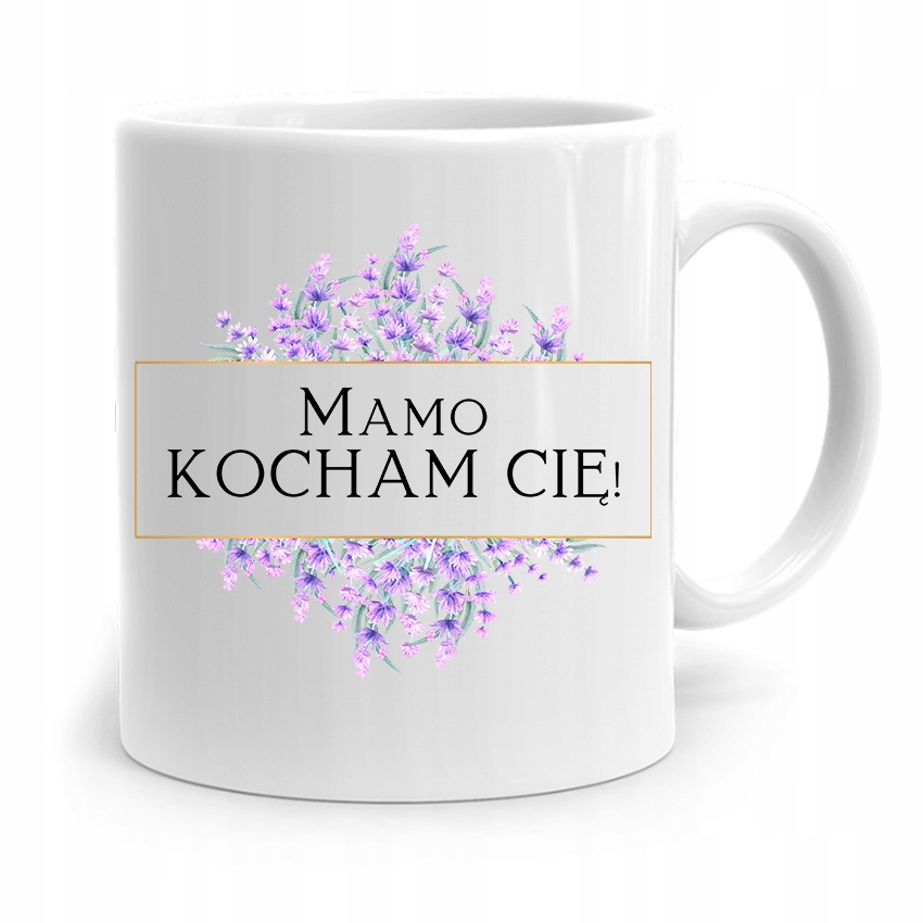 Kubek Prezent Dla Mamy Matki Mamo Kocham Cię! Z Nadrukiem Ze Zdjęciem