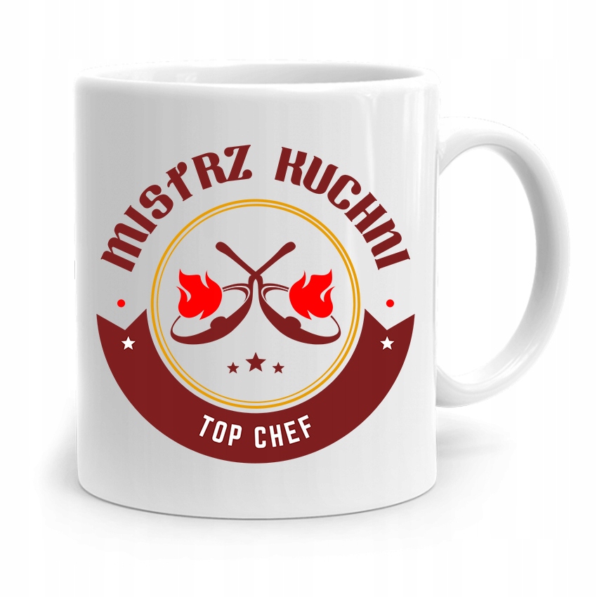 Kubek Prezent Dla Kucharza Kucharki Mistrz Kuchni Z Nadrukiem Ze Zdjęciem