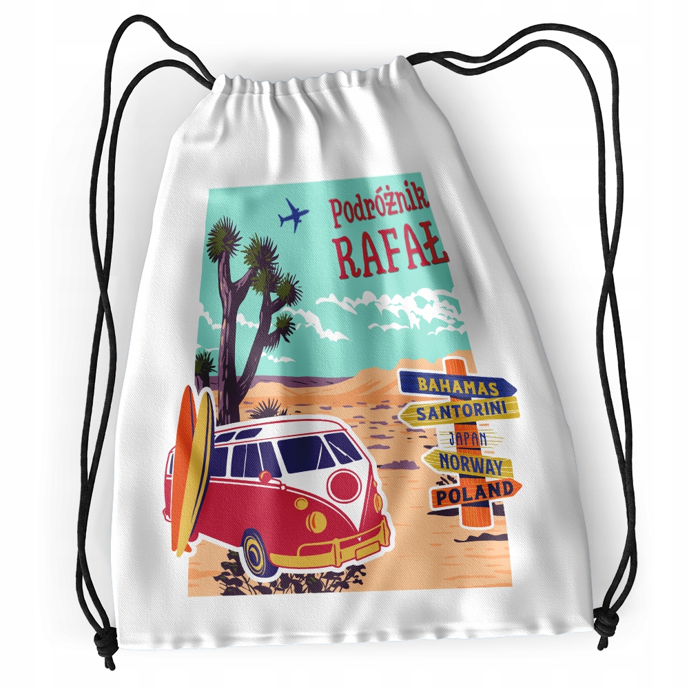 Plecak Sportowy Szkolny Dla Rafała Syna Dziecka Z Nadrukiem Ze Zdjęciem