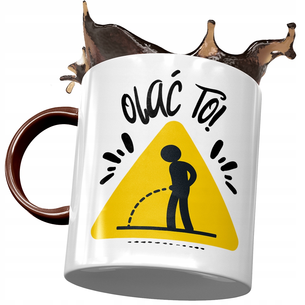 Kubek Bordowy Śmieszny Zabawny Olać To Prezent Z Nadrukiem Ze Zdjęciem