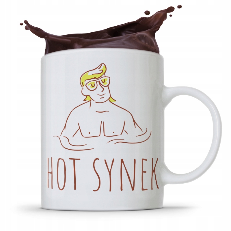 Kubek Prezent Dla Syna Dziecka Hot Synek Z Nadrukiem Ze Zdjęciem