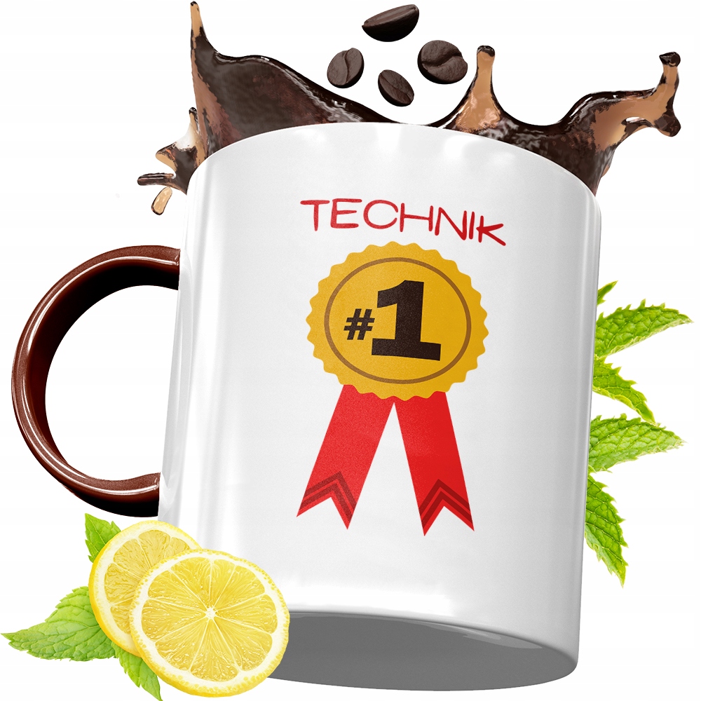 Kubek Bordowy Dla Technika Na Urodziny Prezent Z Nadrukiem Ze Zdjęciem