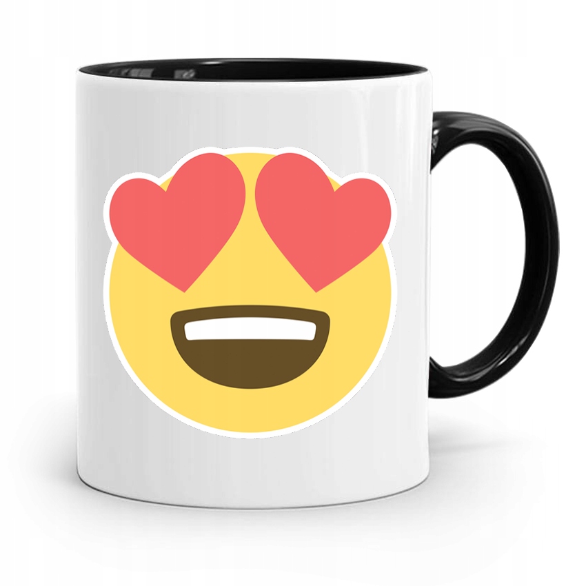 Kubek Czarny Dzień Dziecka Dla Syna Córki Emotka Z Nadrukiem Ze Zdjęciem