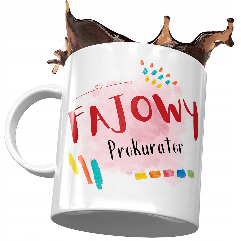 Kubek Dla Prokuratora Fajowy Prokurator Z Nadrukiem Ze Zdjęciem