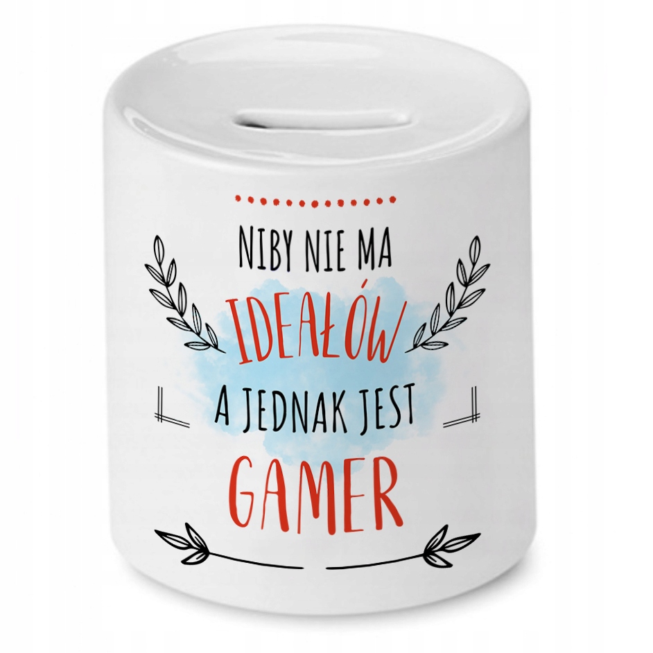 Skarbonka Dla Gamera Na Urodziny Na Prezent Z Nadrukiem Ze Zdjęciem