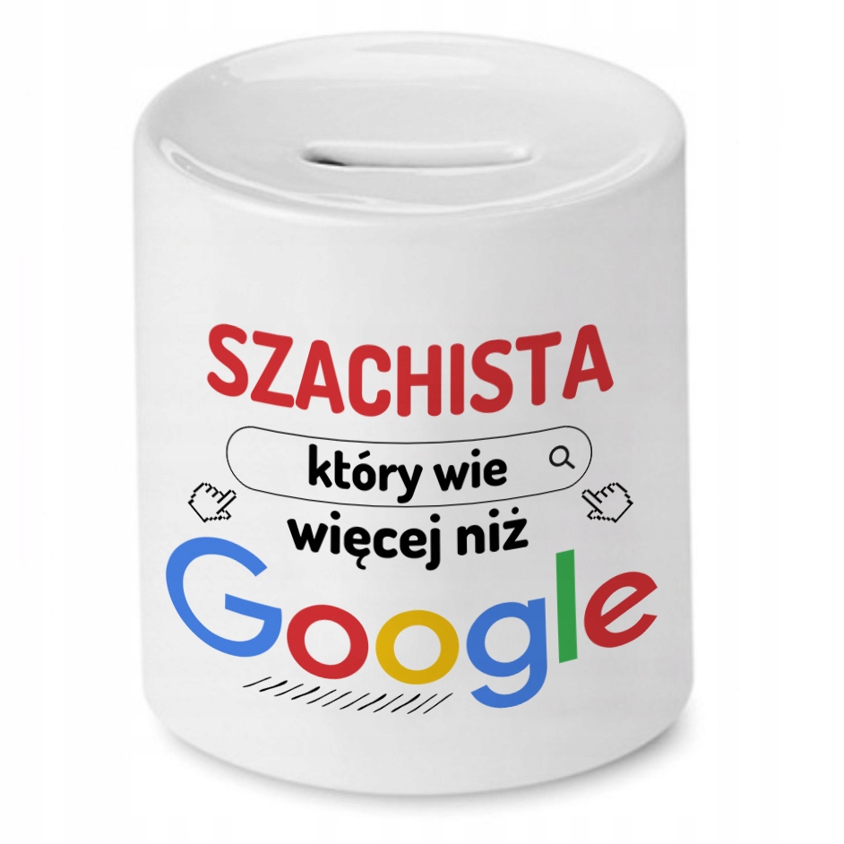 Skarbonka Dla Szachisty Na Urodziny Prezent Z Nadrukiem Ze Zdjęciem