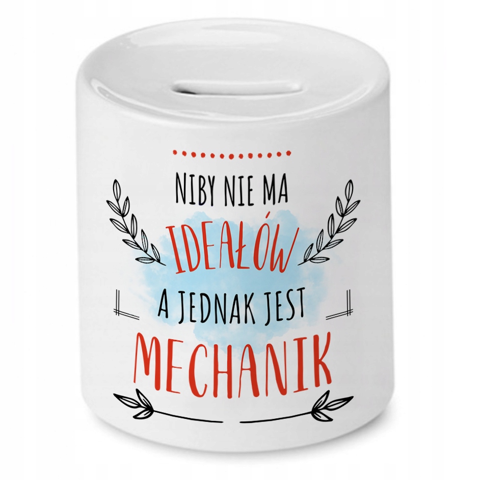 Skarbonka Dla Mechanika Idealny Imieniny Prezent Z Nadrukiem Ze Zdjęciem