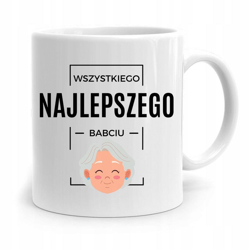 Kubek Babci Na Urodziny Wszystkiego Najlepszego Z Nadrukiem Ze Zdjęciem