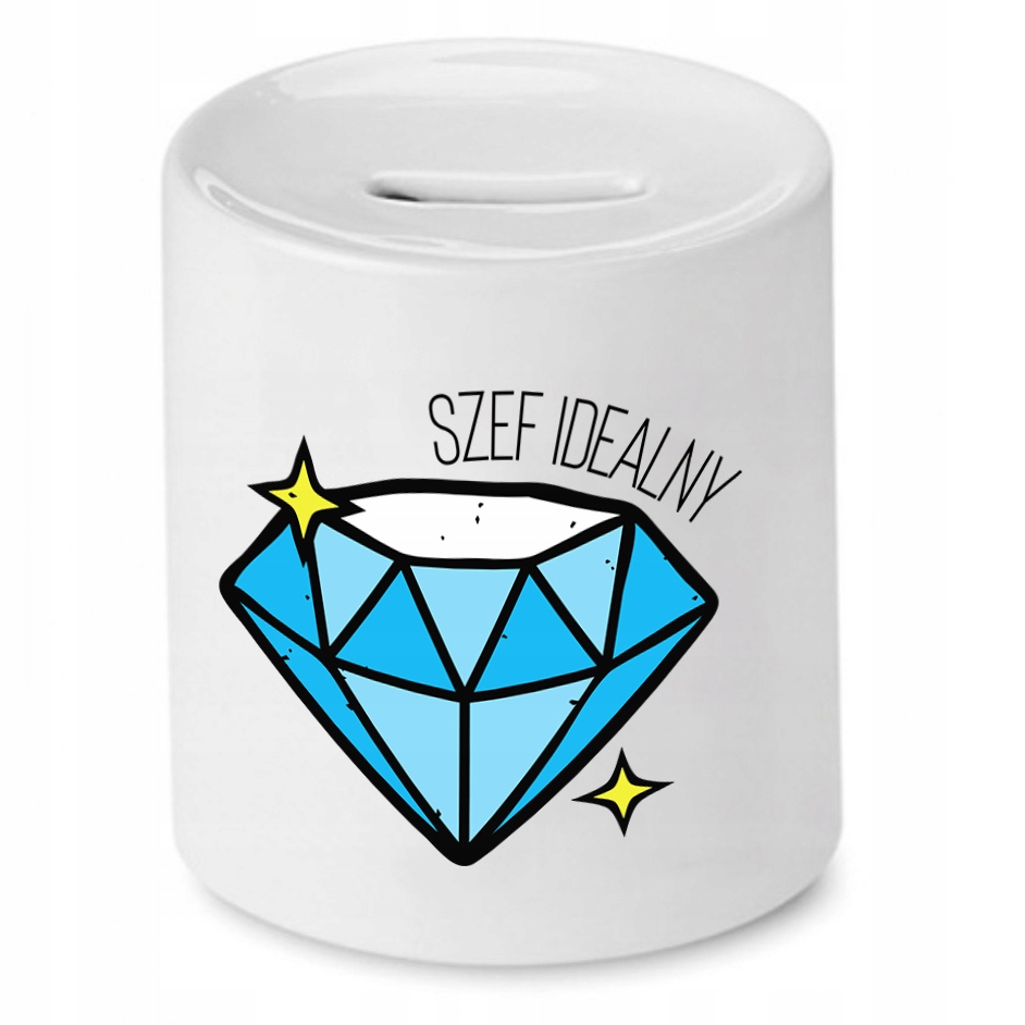 Skarbonka Dla Szefa Idealny Prezent Z Nadrukiem Ze Zdjęciem